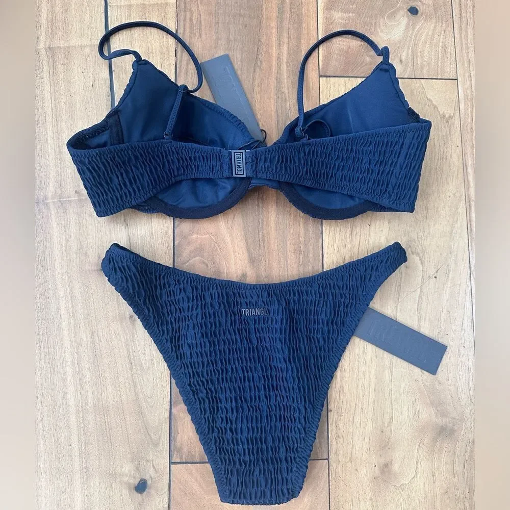 triangl swimwear ruched bra